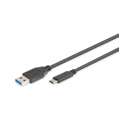 DIGITUS USB TYPE-C CABO TYPE C TO A M/M 1.0M 3A 5GB 3.0 PRET