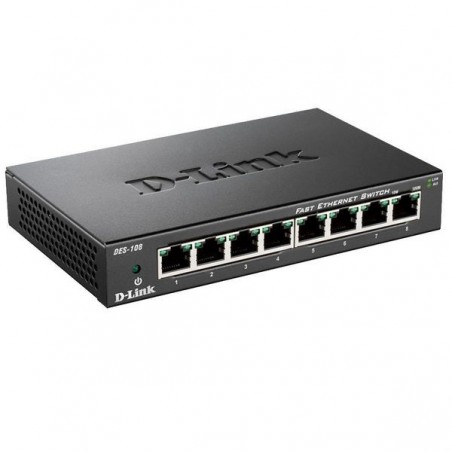 D-LINK SWITCH 8x10/100MBPS FULL DUPLEX METAL HOUSING(DESKTOP