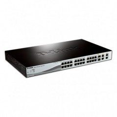 D-LINK SWITCH 24x100 POE +2x1000 +2xSFP