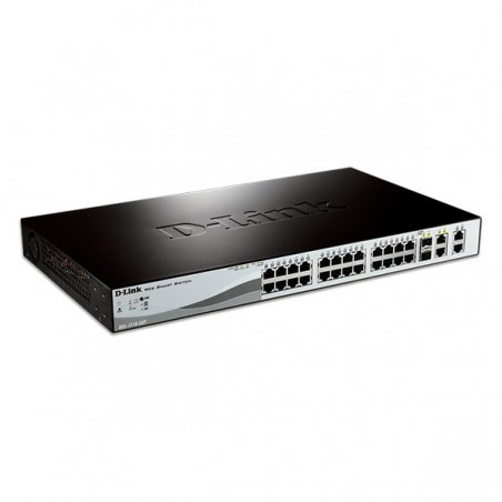 D-LINK SWITCH 24x100 POE +2x1000 +2xSFP