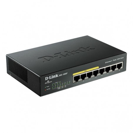 D-LINK SWITCH 8x10/100/1000 GIGABIT (4xPOE) 68W PROMO
