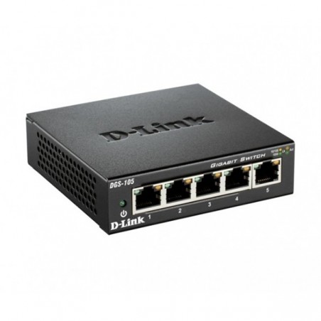 D-LINK SWITCH 5x10/100/1000(HALF/FULL DUPLEX)METAL-HOUSING 