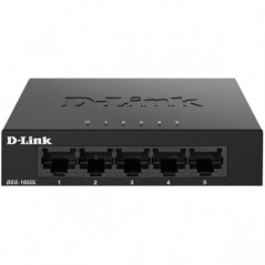 D-LINK SWITCH 5-PORT 10/100/1000 GIGABIT - METAL HOUSING UNM