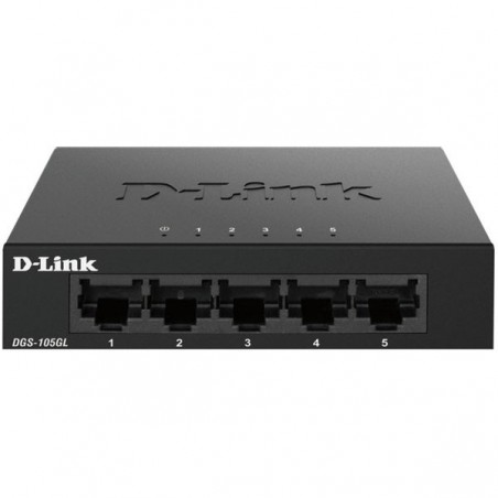 D-LINK SWITCH 5-PORT 10/100/1000 GIGABIT - METAL HOUSING UNM