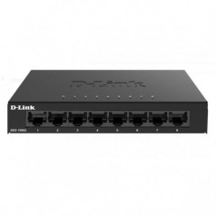 D-LINK SWITCH 8-PORT 10/100/1000 GIGABIT - METAL HOUSING UNM