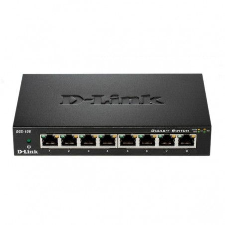 D-LINK SWITCH 8x10/100/1000(HAL/FULL DUPLEX)DESKTOP PROMO