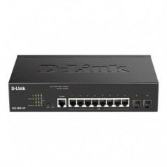 D-LINK SWITCH 8-PORT GBIT POE MANAGED SWITCH INCL. 2 X SFP