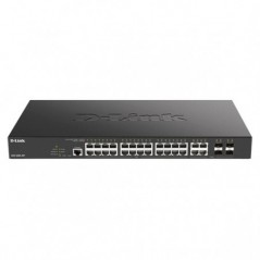 D-LINK SWITCH 24-PORT POE GIGABIT MANAGED + 4 COMBO 1000BASE