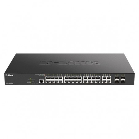 D-LINK SWITCH 24-PORT POE GIGABIT MANAGED + 4 COMBO 1000BASE