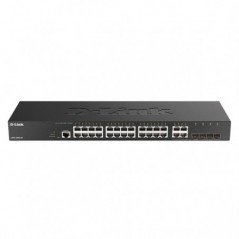 D-LINK SWITCH 24-PORT GIGABIT MANAGED PLUS 4 COMBO 1000BASET