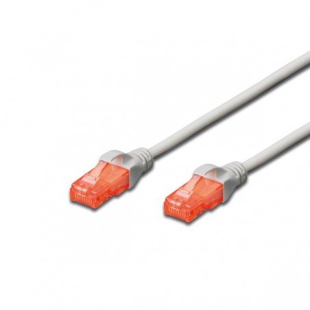 DIGITUS CHICOTE U/UTP CAT6 PVC 3MT CINZA