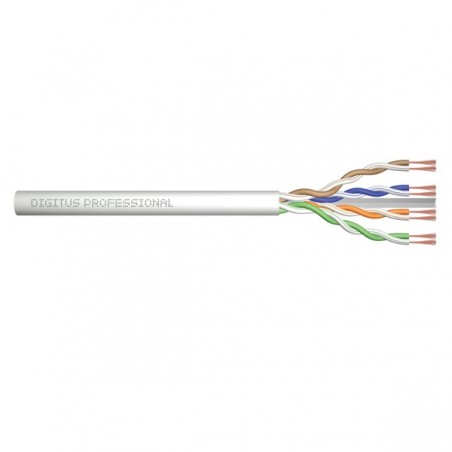 DIGITUS CABO FLEXÍVEL CAT6A U/UTP LSZH 100MT CINZA