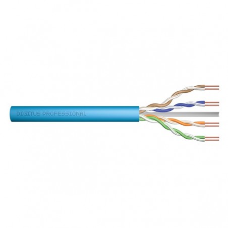 DIGITUS BOBINE CABO REDE CAT6A UTP LSZH 305MT AZUL