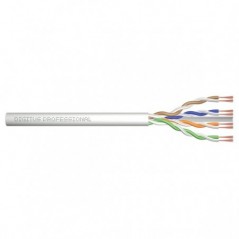 DIGITUS BOBINE CABO REDE UTP CAT6 LSZH FLEXIVEL 305MT CINZA