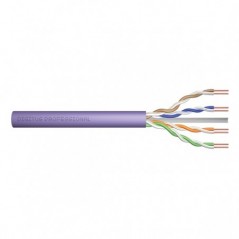 DIGITUS BOBINE CABO REDE UTP CAT6 LSZH 100MT VIOLETA