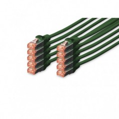 DIGITUS CHICOTE CAT 6 S-FTP LSZH 2MT PACK 10 VERDE