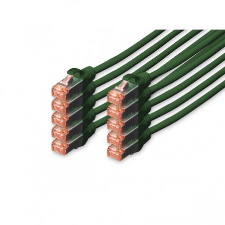 DIGITUS CHICOTE CAT 6 S-FTP LSZH 5MT PACK 10 VERDE
