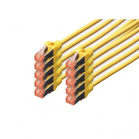 DIGITUS CHICOTE CAT 6 S-FTP LSZH 5MT PACK 10 AMARELO