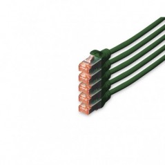DIGITUS CHICOTE CAT 6 S-FTP LSZH 10MT PACK 5 VERDE