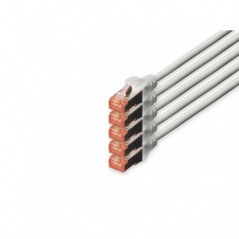 DIGITUS CHICOTE CAT 6 S-FTP LSZH 20MT PACK 5 CINZA