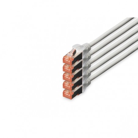 DIGITUS CHICOTE CAT 6 S-FTP LSZH 20MT PACK 5 CINZA