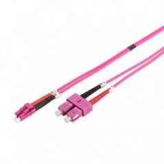 DIGITUS CHICOTE FIBRA DPX MULTIMODE 50/125 LC/SC OM4 - 2MT