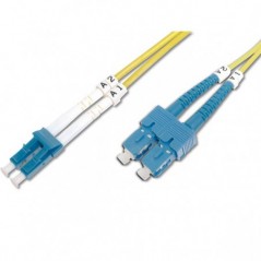 DIGITUS CHICOTE FIBRA DPX SINGLE MODE 09/125 LC/SC OS2 - 2MT