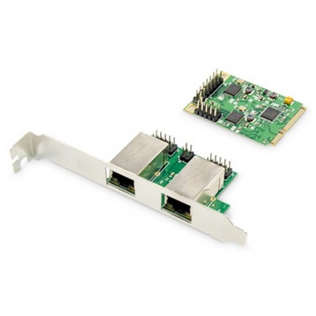 DIGITUS PLACA REDE PCI EXPRESS DUAL GIGABIT ETHERNET MINI N