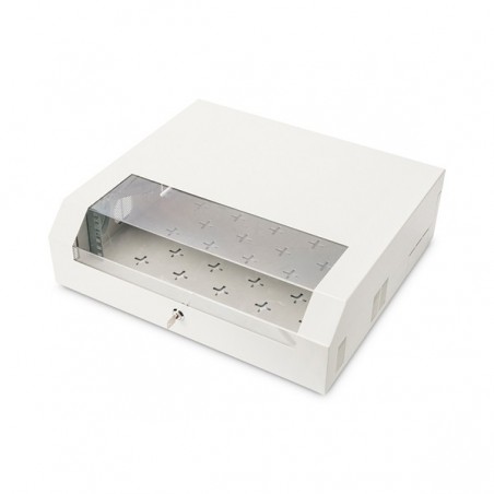 DIGITUS BASTIDOR MURAL 19" 3U+2U SLIM LINE 483MM CINZA