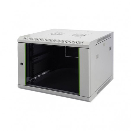 DIGITUS BASTIDOR MURAL 19" 7U PORTA VIDRO 600x450 CINZA