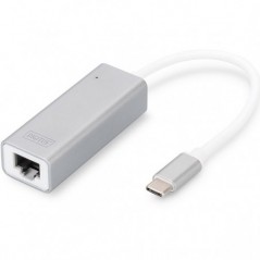 DIGITUS ADAPTADOR USB 3.0 TYPE-C - REDE GIGABIT 10/100/1000