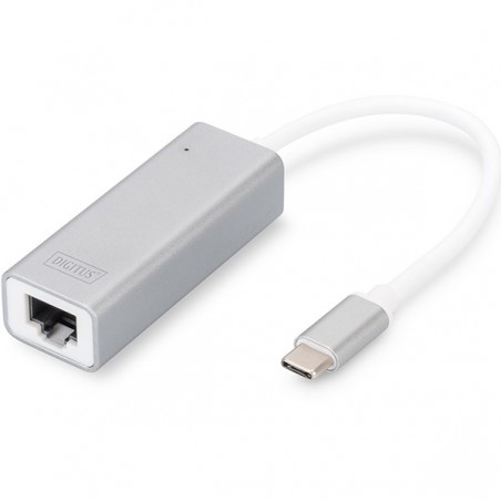 DIGITUS ADAPTADOR USB 3.0 TYPE-C - REDE GIGABIT 10/100/1000