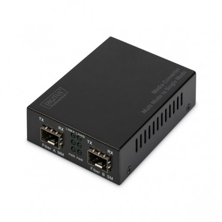 DIGITUS GIGABIT MM TO SM MEDIA CONVERTER SFP TO SFP 155MBPS