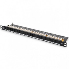 DIGITUS PATCH PANEL 19" 24P CAT6 0.5U UTP PRETO