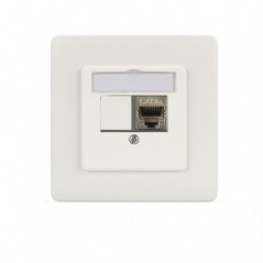 DIGITUS ESPELHO + SUPORTE DUPLO PARA 2xRJ45 KEYSTONE 50X50 F