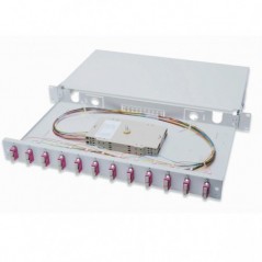 DIGITUS FIBER OPTIC SPLICE BOX, EQUIPPED, SC, OM4