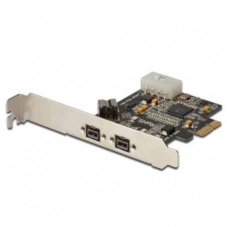 DIGITUS PCI EXPRESS CARD TO FIREWIRE 800 (2/1 PORTS) INC.LOW