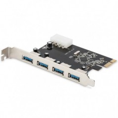 DIGITUS USB 3.0 4 PORT PCI EXPRESS ADD-ON CARD 4 PORTS A/F E