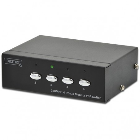 DIGITUS PROFISSIONAL VGA SWITCH 4xPC TO 1xMONITOR(MAX RES. 1