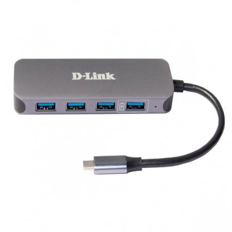 D-LINK HUB USB-C TO 4-PORT USB 3.0 WITH POWER DELIVERY