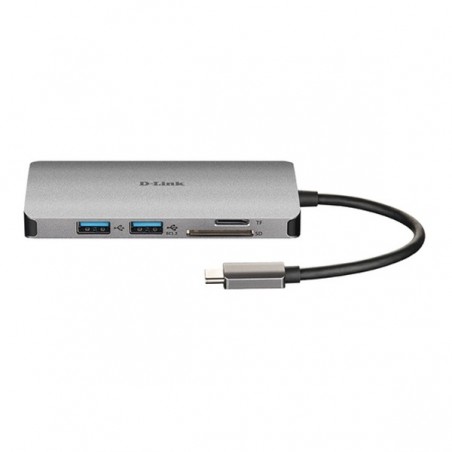 D-LINK HUB USB-C 6 EM 1 COM LEITOR D-LINK HUB USB-C 6 EM 1 C