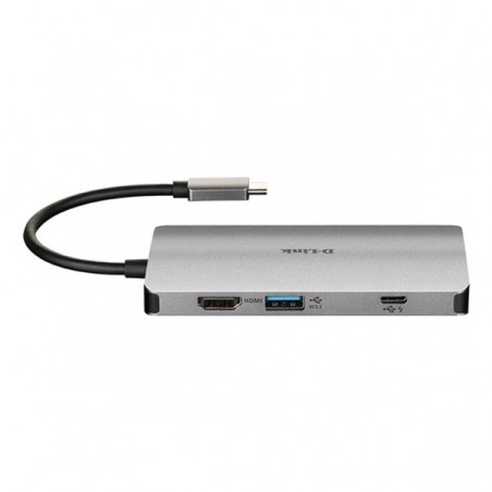 D-LINK HUB USB-C 8 EM 1 COM HDMI/ETHERNET/LEITOR DE CARTÕES