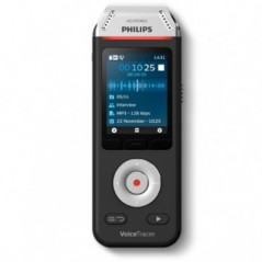 PHILIPS GRAVADOR DE VOZ DIGITAL 2 MICROFONES 8GB DVT2110