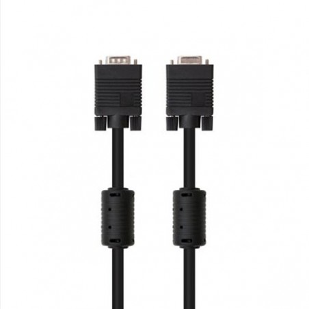 EWENT CABO VGA HD PLUG M/M AWG28 3.0MT FERRITE