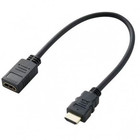 EWENT ADAPTADOR FLEXIVEL HDMI 2.0 4K 60HZ M/F 0.15MT