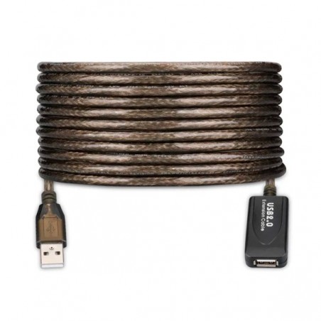 EWENT CABO EXTENSÃO USB 2.0 M/F AMPLIFICADA 5MT