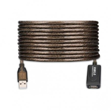 EWENT CABO EXTENSÃO USB 2.0 M/F AMPLIFICADA 15MT
