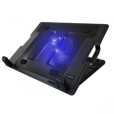 EWENT NOTEBOOK COOLING 17" MULTI-ANGLE STAND 2USB