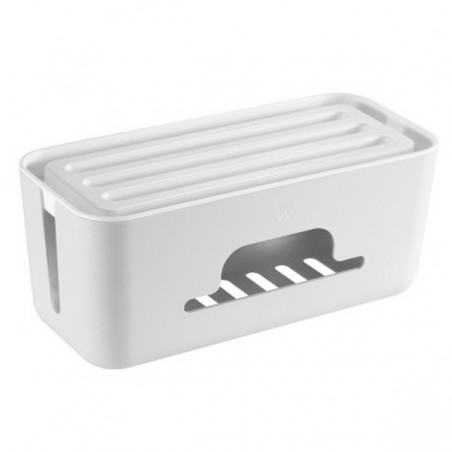 EWENT CAIXA ORGANIZADORA DE CABOS E TOMADAS BRANCA