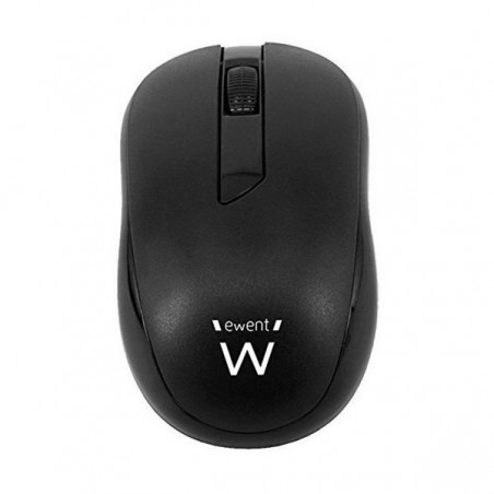 EWENT MOUSE WIRELESS 1000 DPI BLACK - BULK